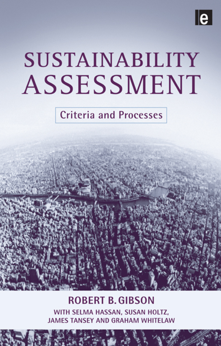 Sustainability Assessment: Criteria and Processes