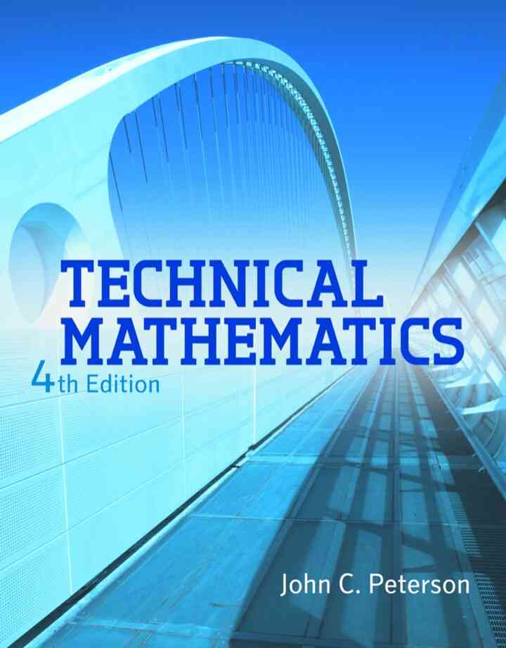 Technical Mathematics, 4th Edition