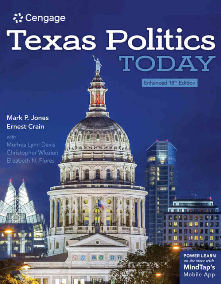 Texas Politics Today Enhanced 18th Edition
