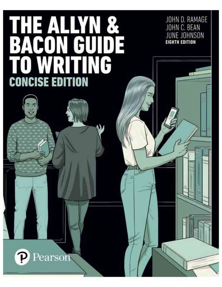 The Allyn & Bacon Guide to Writing, Concise 8th Edition