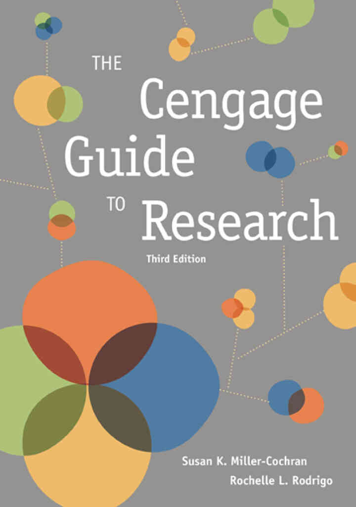 The Cengage Guide to Research (w/ APA7E & MLA9E Updates) 3rd Edition
