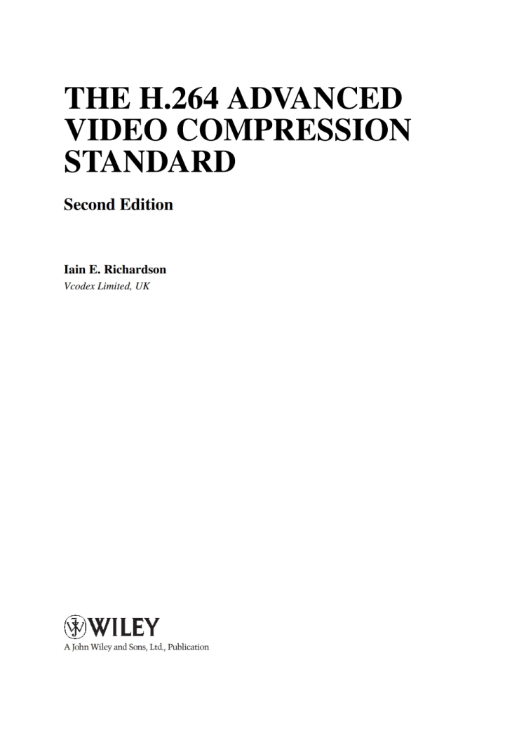 The H.264 Advanced Video Compression Standard