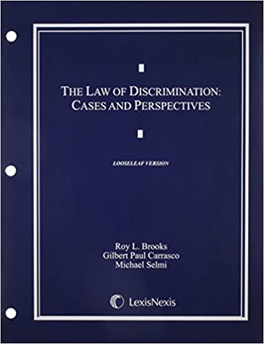 The Law of Discrimination: Cases and Perspectives
