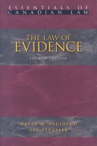 The Law of Evidence