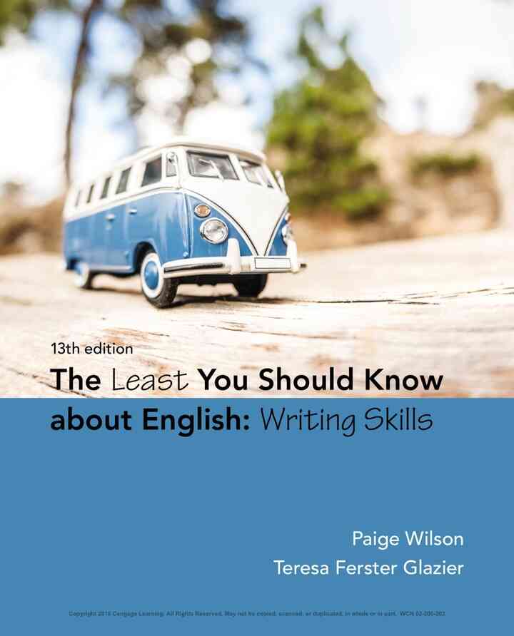 The Least You Should Know About English: Writing Skills 13th Edition