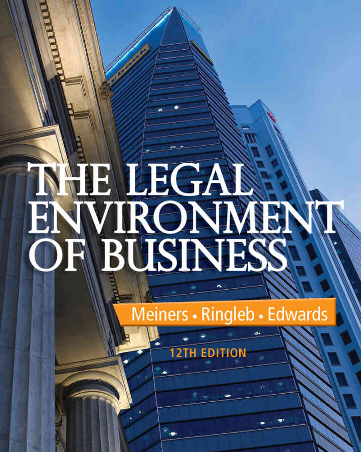 The Legal Environment Today 12th Edition
