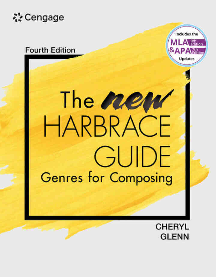 The New Harbrace Guide: Genres for Composing (w/ MLA9E Updates) 4th Edition