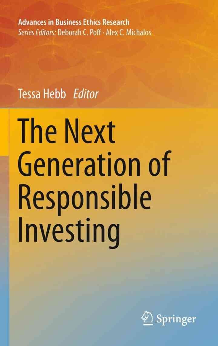 The Next Generation of Responsible Investing, 1st Edition