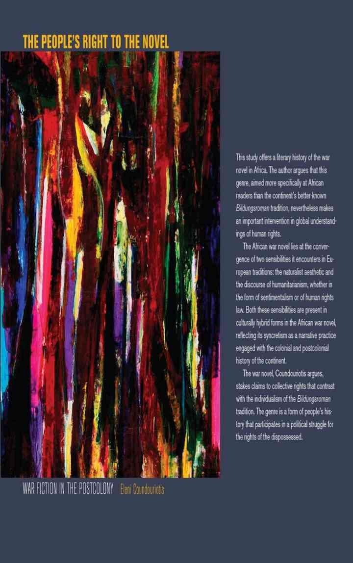 The People's Right to the Novel: War Fiction in the Postcolony