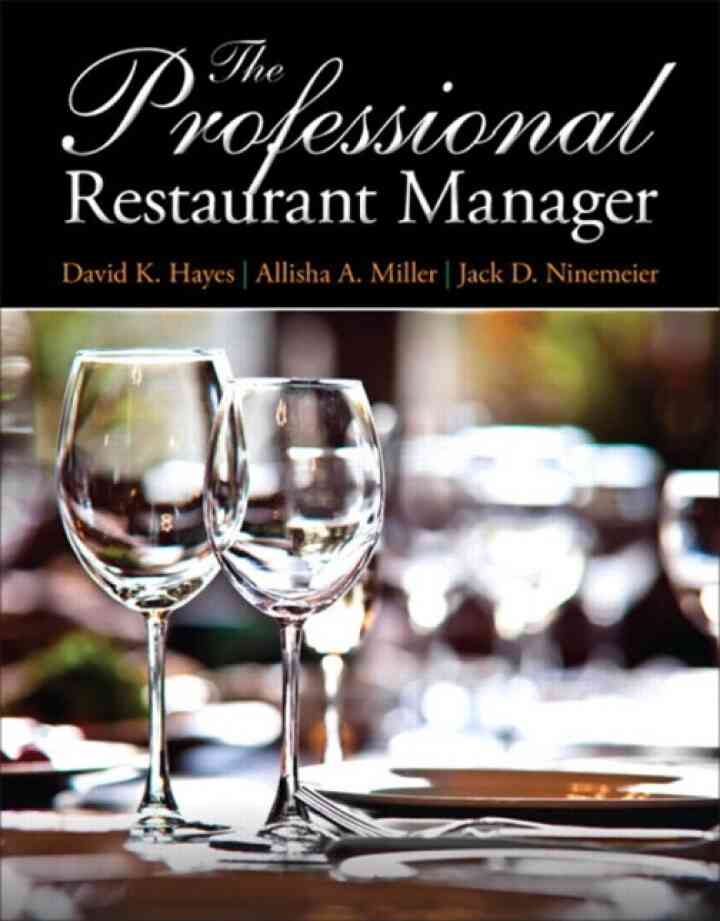The Professional Restaurant Manager, 1st Edition