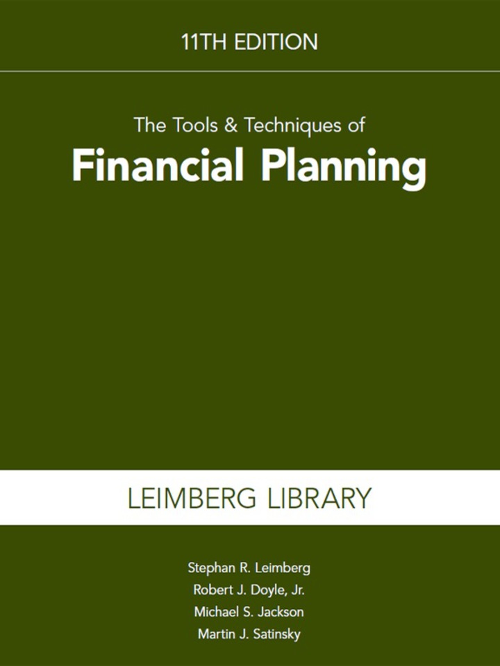 The Tools & Techniques of Financial Planning 11th Edition