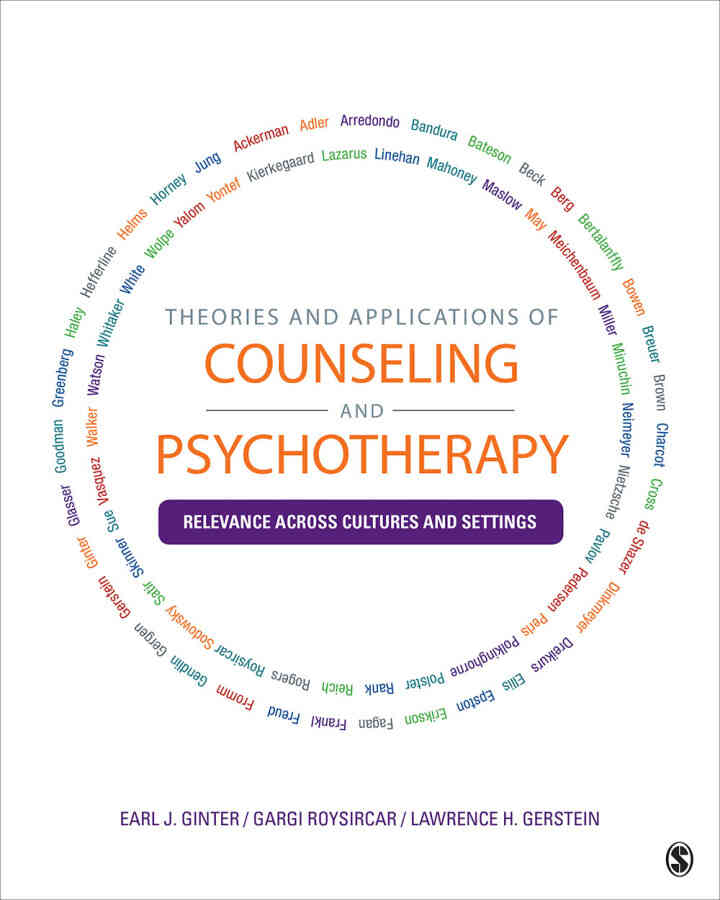 Theories and Applications of Counseling and Psychotherapy: Relevance Across Cultures and Settings, 1st Edition