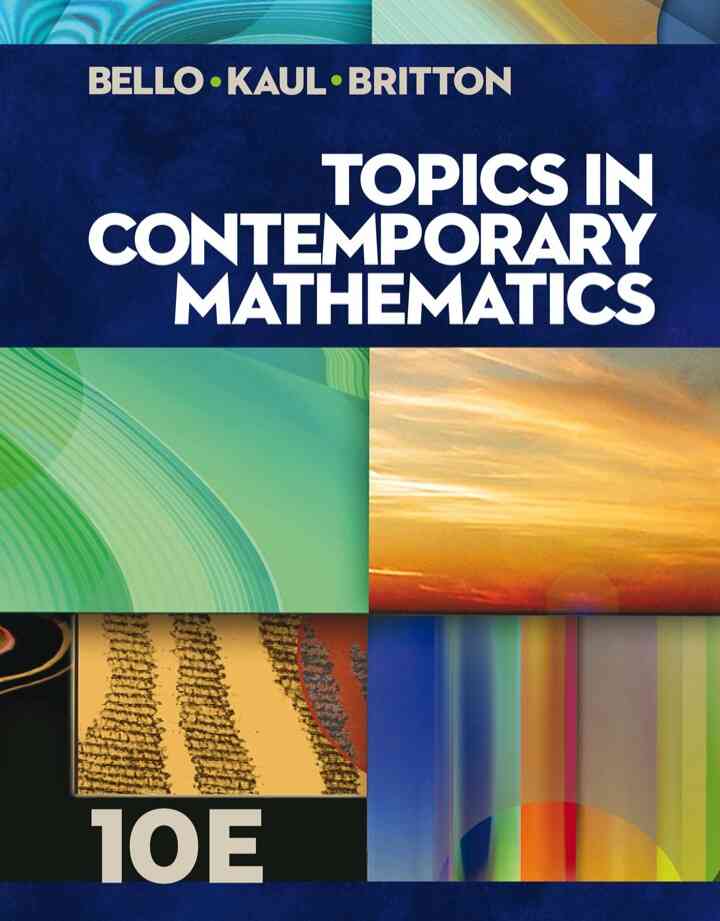 Topics in Contemporary Mathematics 10th Edition
