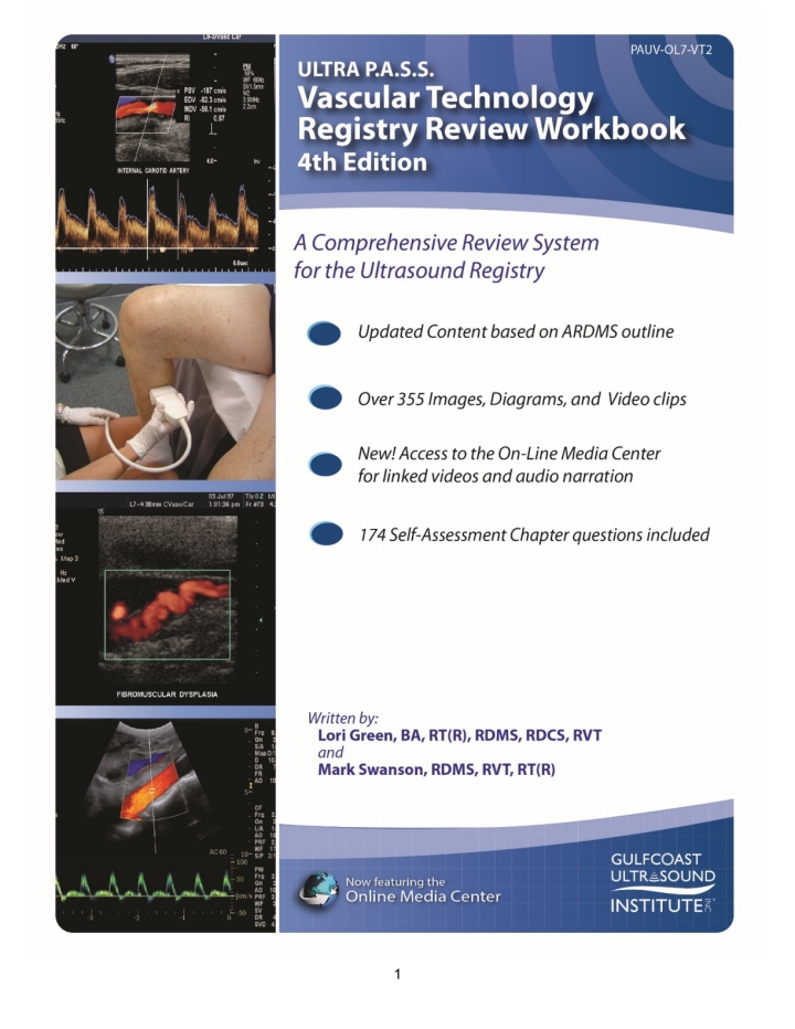 ULTRA P.A.S.S. Vascular Technology Registry Review Workbook