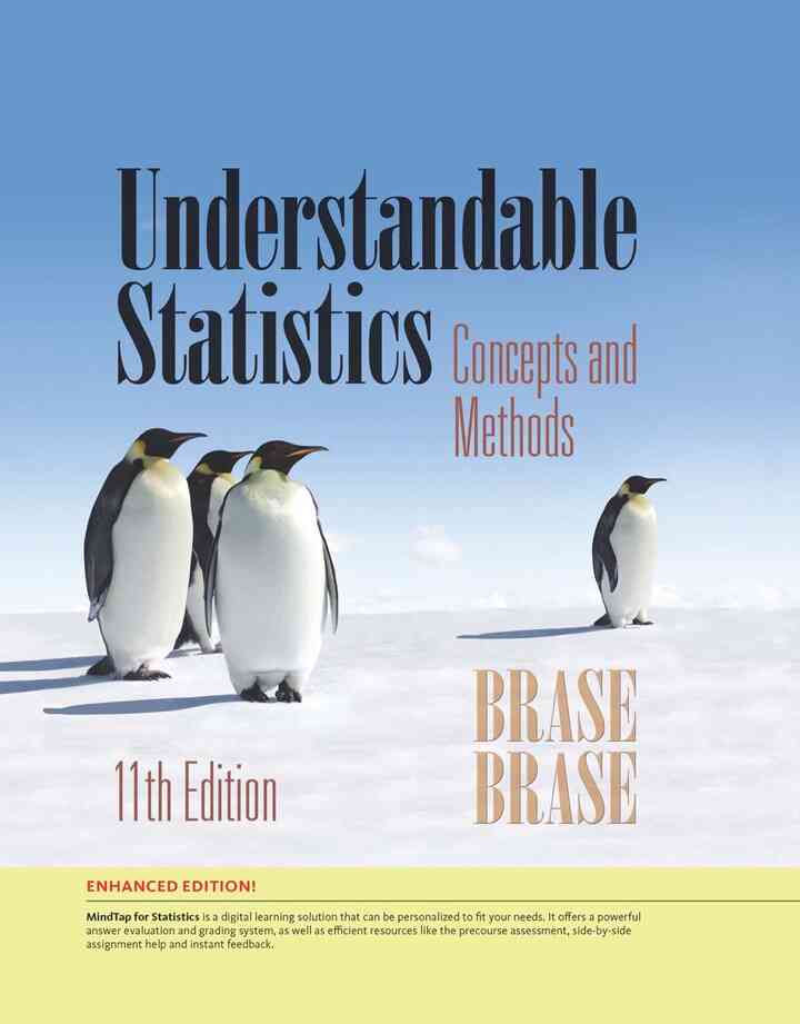 Understandable Statistics: Concepts and Methods, Enhanced 11th Edition