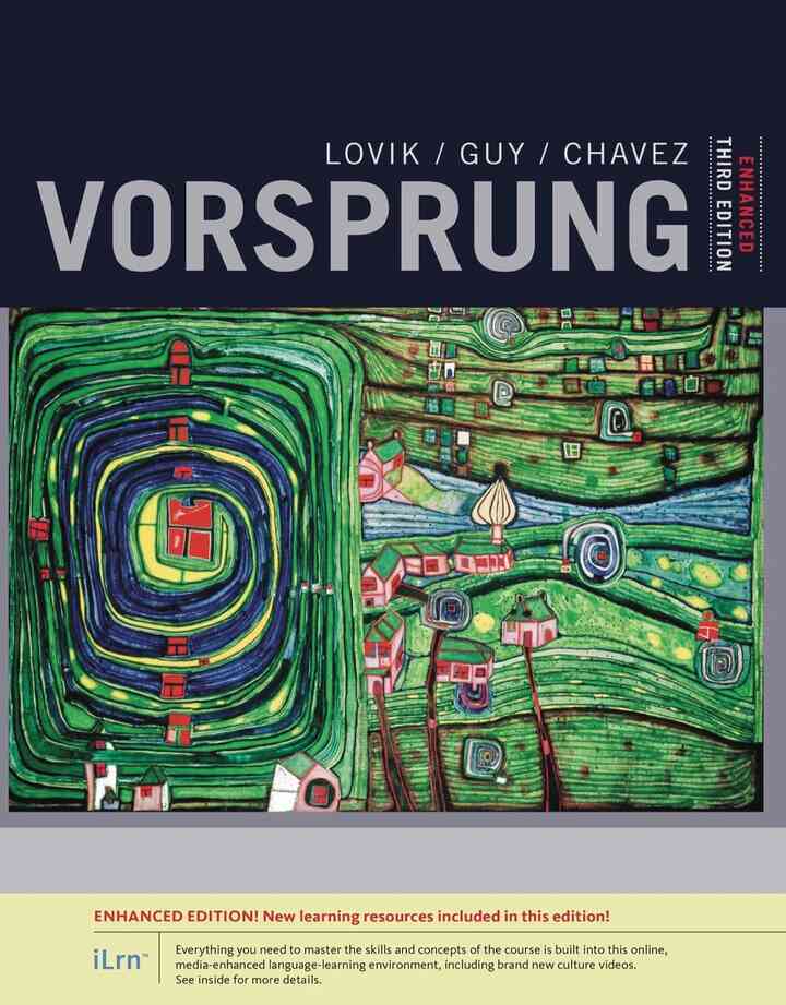 Vorsprung: A Communicative Introduction to German Language And Culture Enhanced 3rd Edition