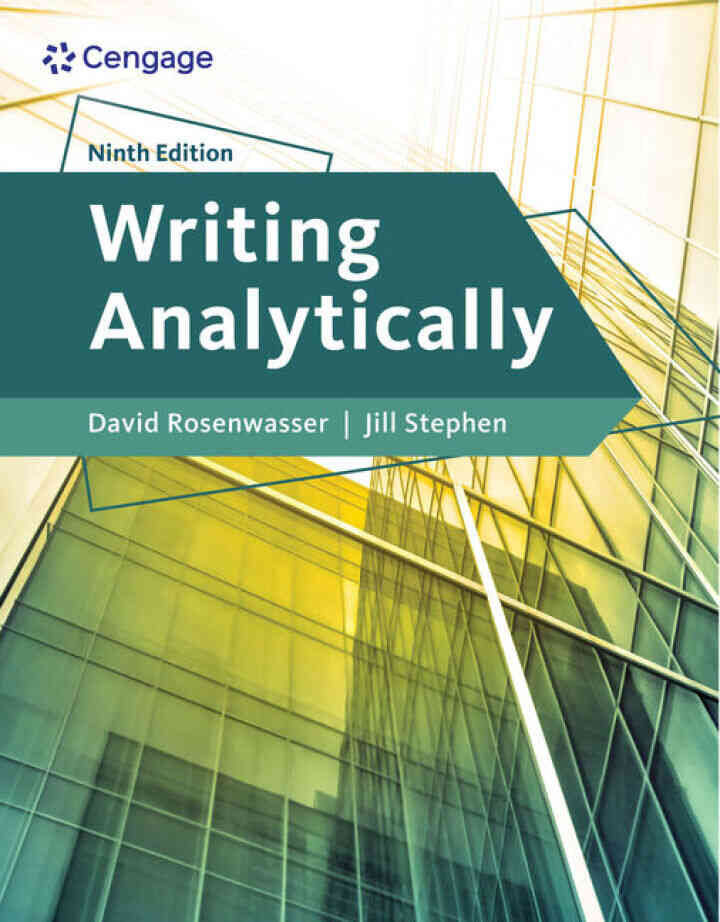 Writing Analytically 9th Edition